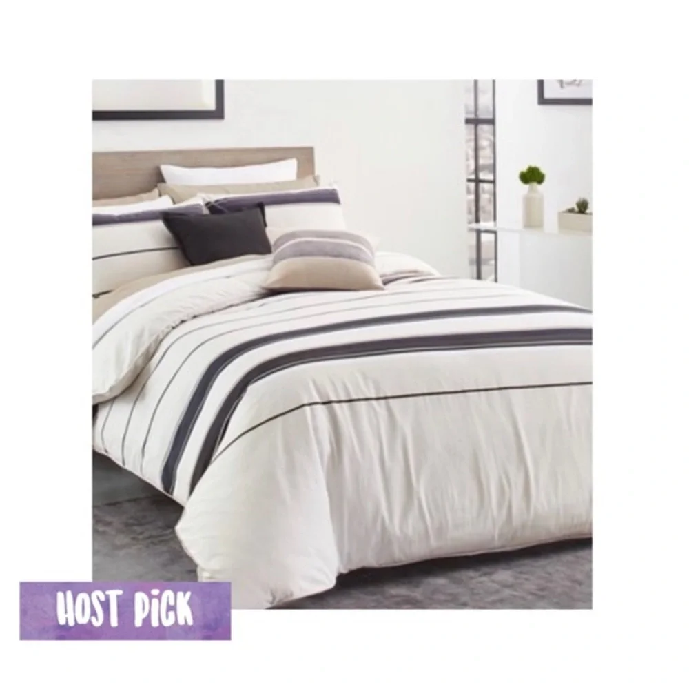 Lacosté Avoriaz Taupe 3PC Duvet Set